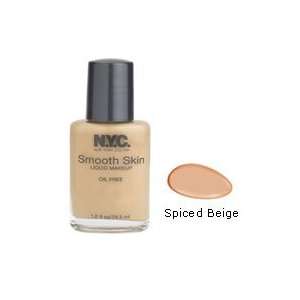 New York Color Smooth Skin Liquid Makeup, Spiced Beige #673   1 Oz, 1 