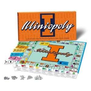 Illinois Fighting Illini Illiniopoly Monopoly Game Toys & Games