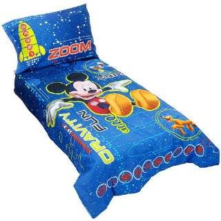  Disney Mickey Mouse 4pc Toddler Bedding Set Genuine 