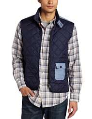 Faconnable Jeans Mens Outdoor Quilted Vest Jacket