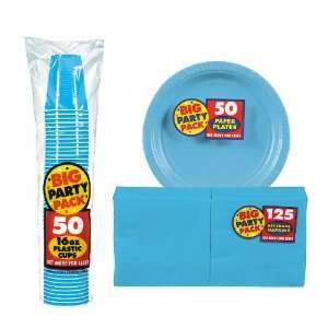  Caribbean Blue Big Party Pack   Party Supplies Pack 