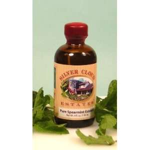 Pure Spearmint Extract   4 Ounce Bottle  Grocery & Gourmet 
