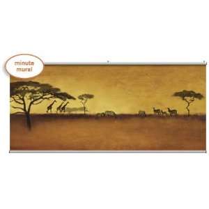  Minute Mural   Serengeti Sunset II