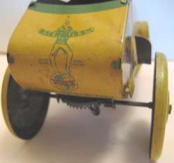 Antique Tin W Up Toy Car Ferdinand Strauss Krazy Kar w Box 1920s 