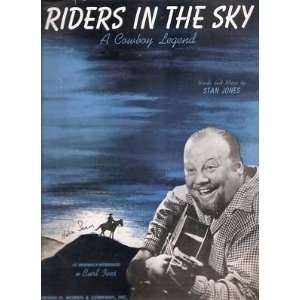  Sheet Music Riders In The Sky Burl Ives 199 Everything 