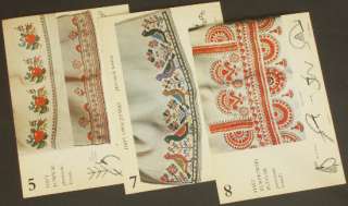   Embroidery ethnic pattern designs regional styles POLAND Krakow  
