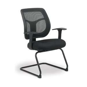 EUROTECH Apollo Mesh Back Guest Chair   Black  Industrial 