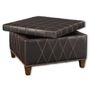  Uttermost Furniture   Wattley Storage Ottoman23005