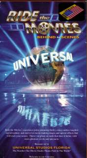 UNIVERSAL STUDIOS FLORIDAOFFICIAL SOUVENIR VHS  