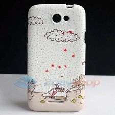 Lovely Cloud Duck Cartoon Soft Rubber SKIN CASE COVER MASK FOR HTC 