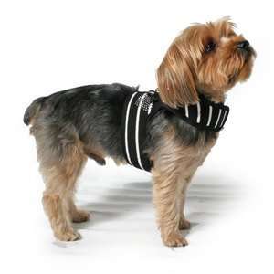  Stripes Vest Dog Harness L BROWN