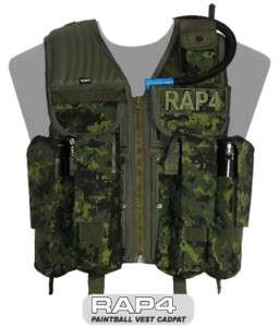 RAP4 Strikeforce Paintball Vest COMPLETE Package CADPAT  