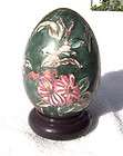 CHINA EGG WITH WOODEN STAND ~WOW~