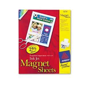  Avery Personal Creations Inkjet Magnet Sheets AVE3270 
