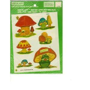  Mushroom Decals by Decalart 1981 Arts, Crafts & Sewing