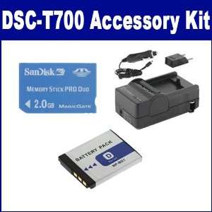Sony DSC T700 Digital Camera Accessory Kit includes SDM 110 Charger 