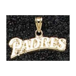  DUP   DO NOT USE San Diego Padres Padres Gold Pendant 