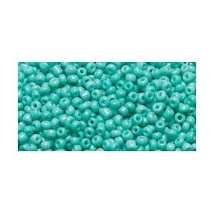   Jewelry Basics Seed Beads Round Teal; 3 Items/Order Arts, Crafts