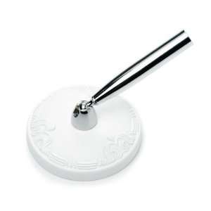  Wedding Guest Book Pen with Elegant Round Base Office 