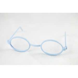  Oval Blue Frame Doll Eyeglasses for American Girl Dolls 