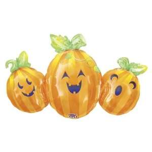  Halloween Balloons   Pumpkin Trio Super Shape Toys 