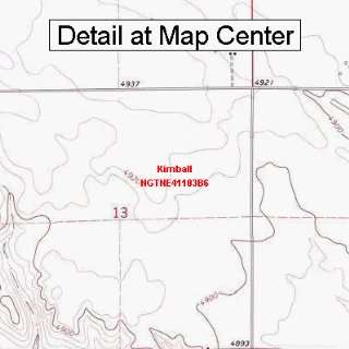   Topographic Quadrangle Map   Kimball, Nebraska (Folded/Waterproof