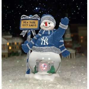   New York Yankees MLB City Limits Snowman