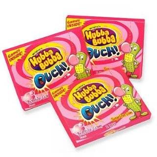 Hubba Bubba Ouch Bubble Gum 12 Tins  Grocery & Gourmet 