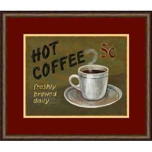  Hot Coffee by Beth Franks   Framed Artwork