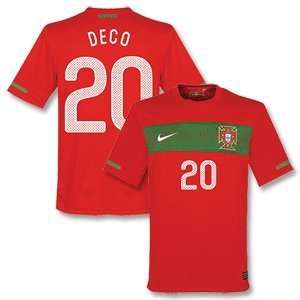  10 11 Portugal Home Jersey + Deco 20