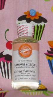 OUNCE ALMOND EXTRACT, CLEAR, WILTON,  