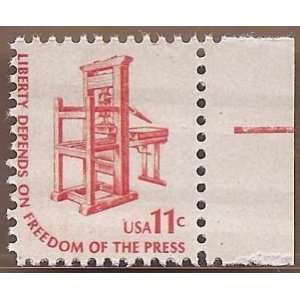  Postage Stamp US Liberty Depends On Freedom Of The Press 