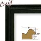   Inc 4x10 Complete 1 Wide Black Solid Wood Picture Frame (130ASHBK