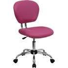 Flash Furniture H 2376 F PINK GG ~ Mid Back Pink Mesh Task Chair with 