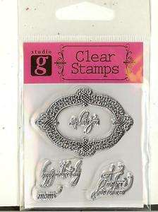 Series g Acrylic Stamps Series 31 We Love You  