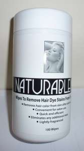 NATURABLEND Wipes Hair Color Dye Remove Stain Away from Skin for Home 