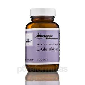  Metabolic Maintenance L Glutathione 100mg 60 Capsules 