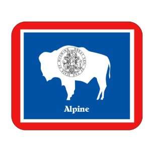  US State Flag   Alpine, Wyoming (WY) Mouse Pad Everything 