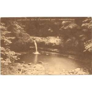   Vintage Postcard Flemings Falls   Camp Mowana (RFD 2) Mansfield Ohio