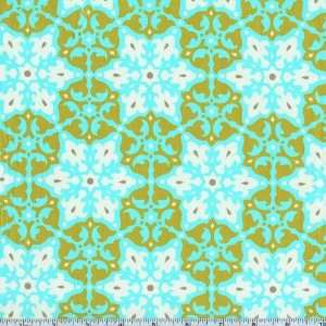 45 Wide Amy Butler Daisy Chain Mosaic Olive Fabric By 