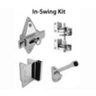 Jacknob Corp. Jacknob JN17803 Toilet Door Hardware Kit With Mortise 