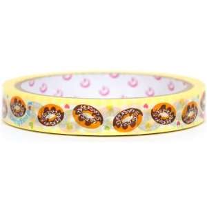  cute yellow chocolate donuts Deco Tape Japan Toys & Games