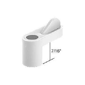  CRL White 7/16 Plastic Window Screen Clips   Carded by CR 