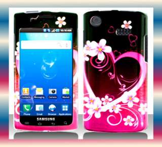 Purple Love Samsung Captivate Galaxy S SGH i897 Phone Cover Hard Shell 
