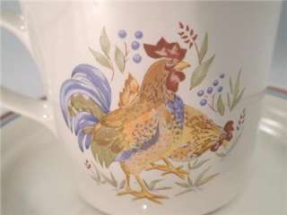 CORELLE COUNTRY MORNING ROOSTER 8 oz CUP *NEW  