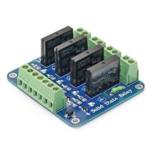  Sainsmart 5V 4 Channel Solid State Relay Board for Arduino 