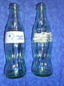   Carrier Classic Coke 8 Oz Dallas Cowboys Super Bowl Bottles  