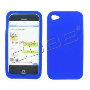   CDMA VERIZON) Premium Skin Solid Blue Cell Phones & Accessories