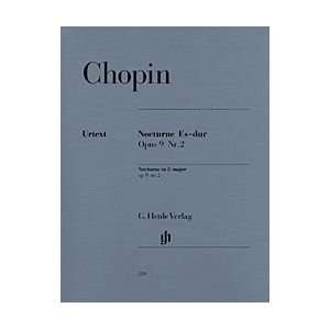  Nocturne in E Flat Major Op. 9 Softcover Sports 