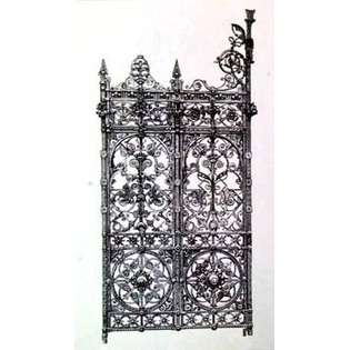 ow Wrought Iron Gate V By Unknown 14 X 18 